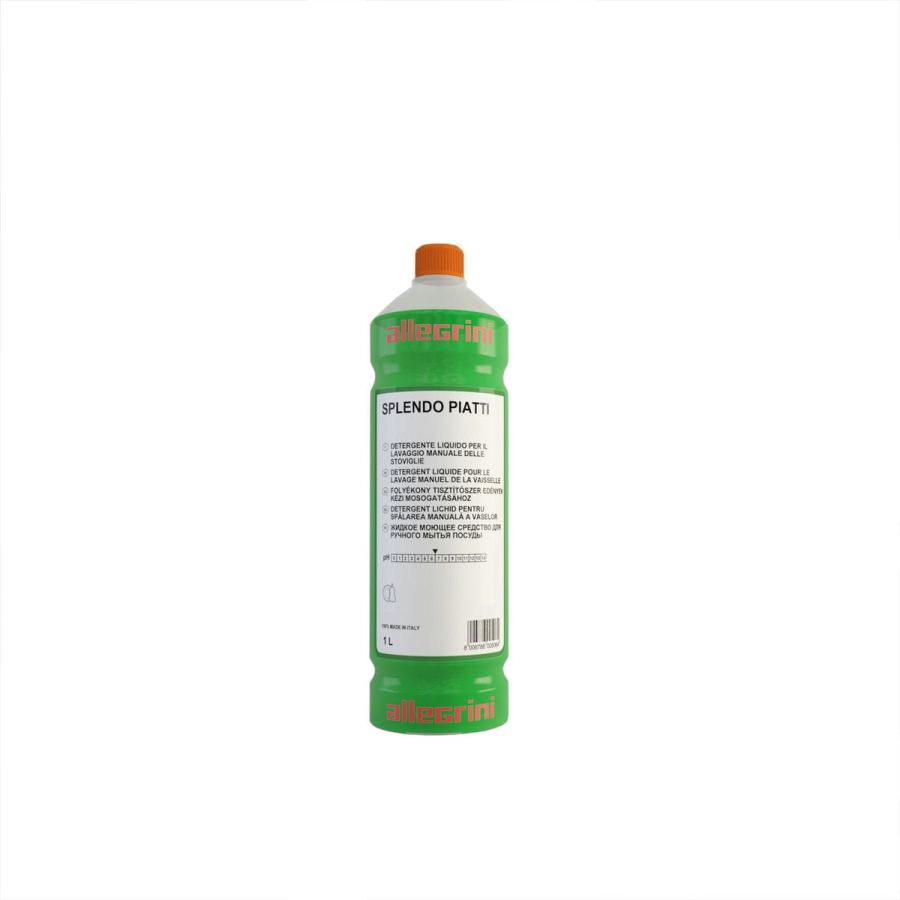 SPLENDO PIATTI 1 LT Detergente liquido neutro per il lavaggio manuale delle stoviglie.