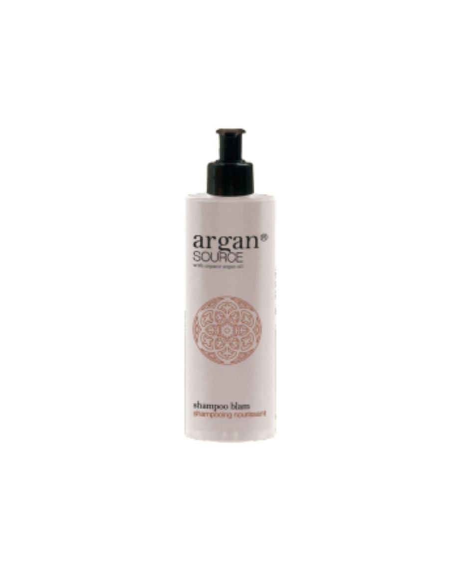 SHAMPOO BALM ARGAN REAL 400ML trasparente satinato con pompetta nera