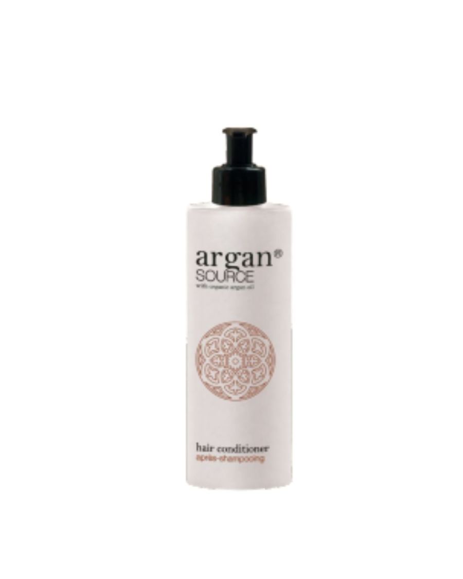 HAIR CONDITIONER ARGAN REAL 400ML trasparente satinato con pompetta nera