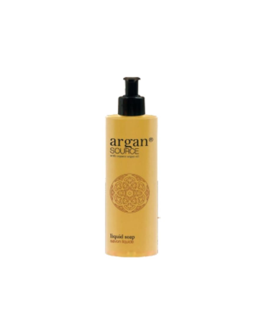 LIQUID SOAP ARGAN REAL 400ML trasparente satinato con pompetta nera